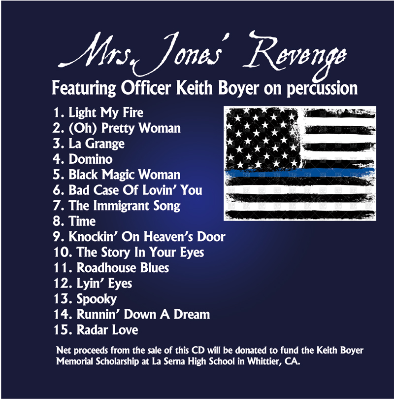 Keith Boyer CD Back